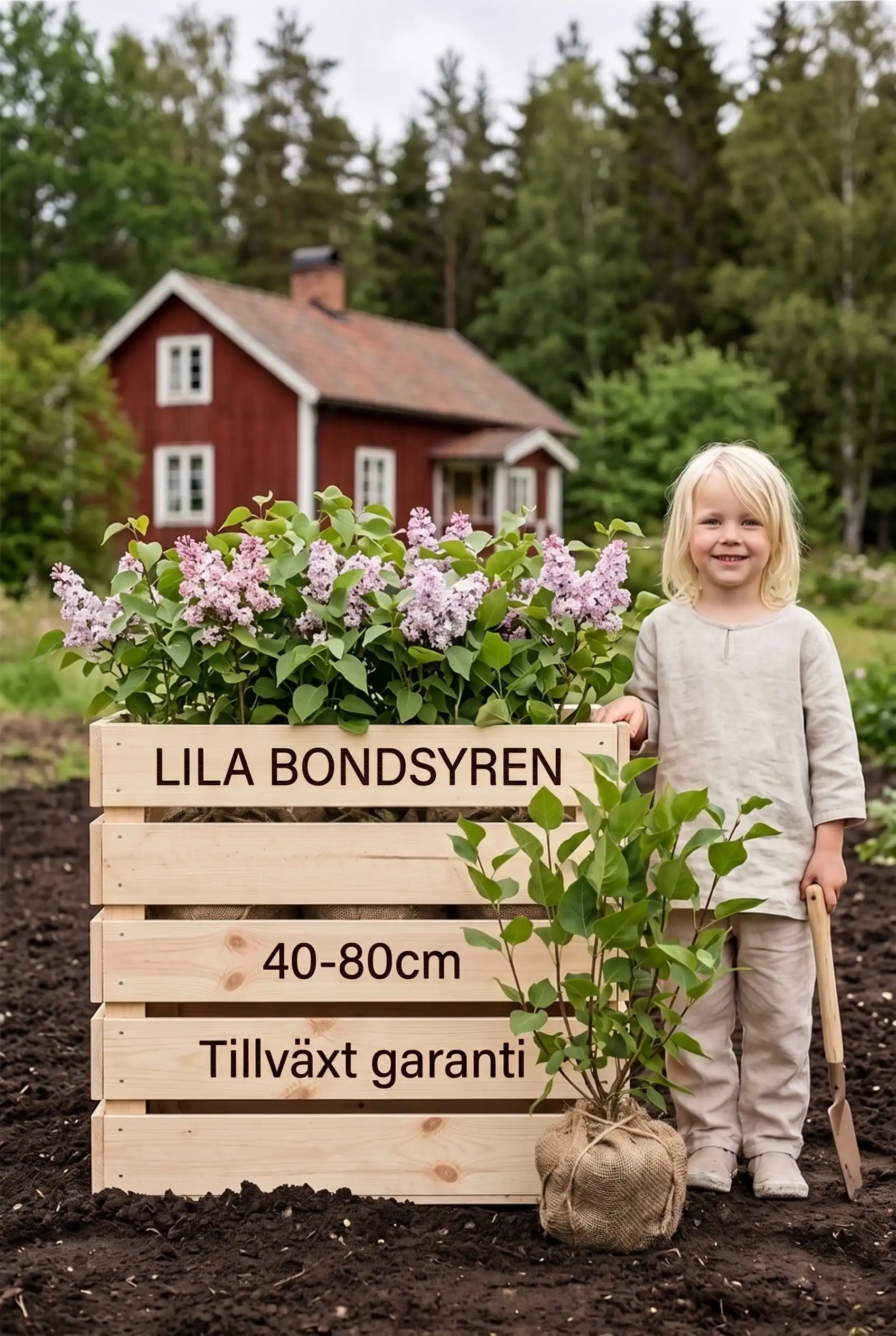 Lilla Syren Rotklump 40-80cm - Bild 2