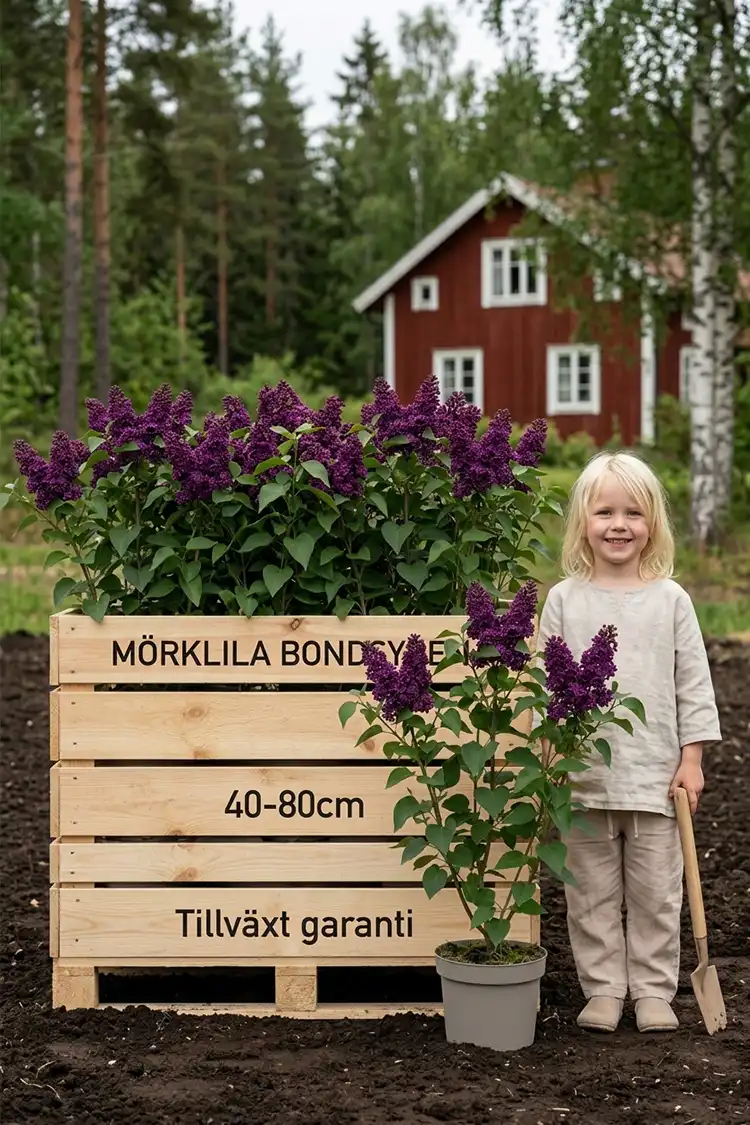 Mörklila Syren Kruka 40-80cm - Bild 2