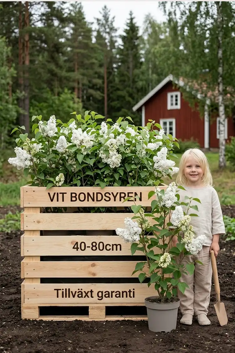Vit Syren Kruka 40-80cm - Bild 2